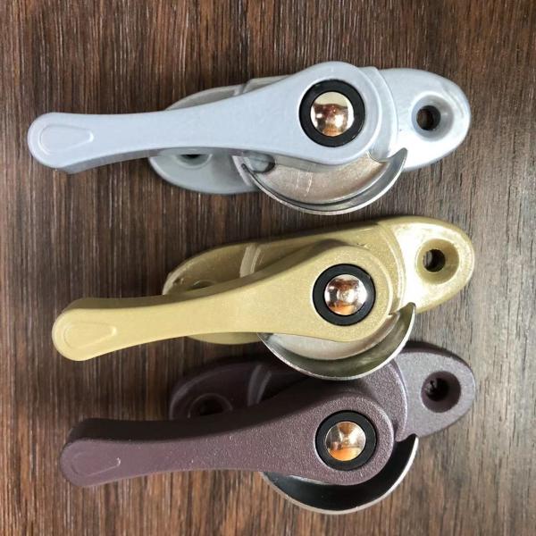 Hotel Villa Apartment Office Building UPVC Aluminum Casement Window Safety Lock