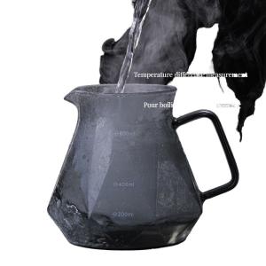Quality Office Drinkware Type Coffee Tea Sets Durable Transparent Borosilicate Glass Dripper wholesale