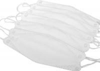 Quality White 3 Layer Face Mask Latex Free Effectively Isolating Bacteria Pollen Dust Haze wholesale