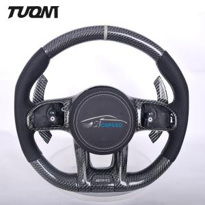 Quality Silver Carbon Fiber Mercedes Benz Steering Wheel Perforated Leather Northern Europe wholesale