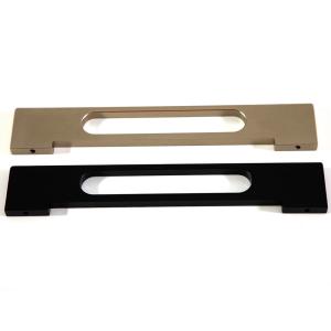 Quality 220mm Aluminium Furniture Handles Black Sliding Cupboard Door Handles wholesale