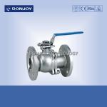 CFM / CFM8 Stainless steel Sanitary Ball Valve , JIS ANSI 150BLS Flanged Ball