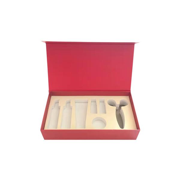 Flip Lid Paper Box for Skincare Facial Roller Gua Sha Set Customized Packaging