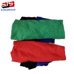 No Metal Mixed Color 95% Cotton Industrial Wiping Rags 35*35cm