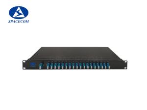 Quality 1RU Rackmount DWDM MUX DMUX 18 Channel Good Channel To Channel Uniformity wholesale