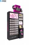 Black Pink Gift Vending Machine Coin Cash Payment Mode RGB LED 220V Custom