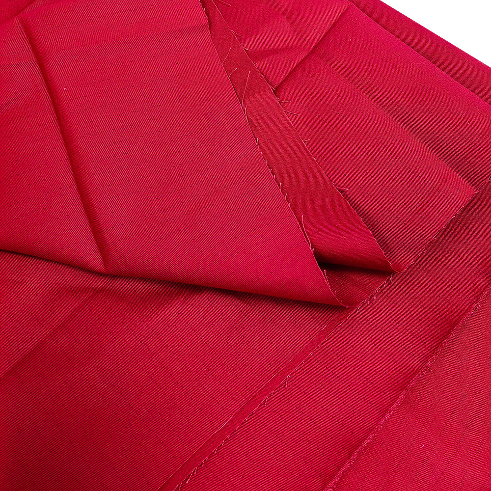 Red Blue ESD Antistatic Flame-retardant 99% Cotton+1% Conductive Filament Fabric ESD Coat Fabric