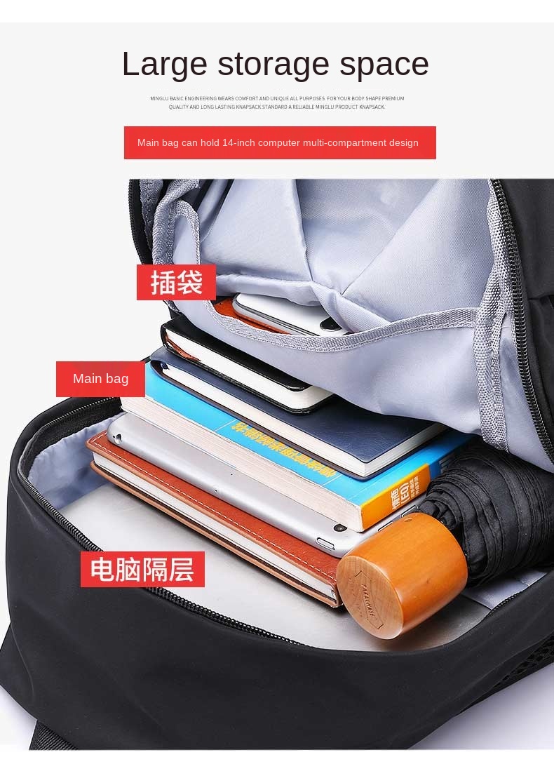 Factory wholesale new custom backpack Lightweight nylon Waterproof fashion school bag backpack for men women