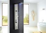 Black and white 304 stainless steel rainfall shower head wall mounted shower