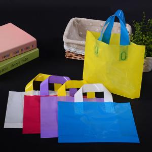 Quality Oil Proof Custom Logo Reusable Shopping Bags , High Grade Plastic Retail Bag wholesale