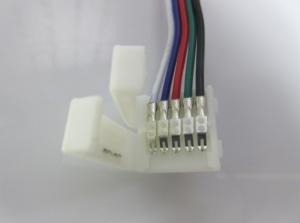 Quality solderless 5pin led connector for RGBW led strip wholesale