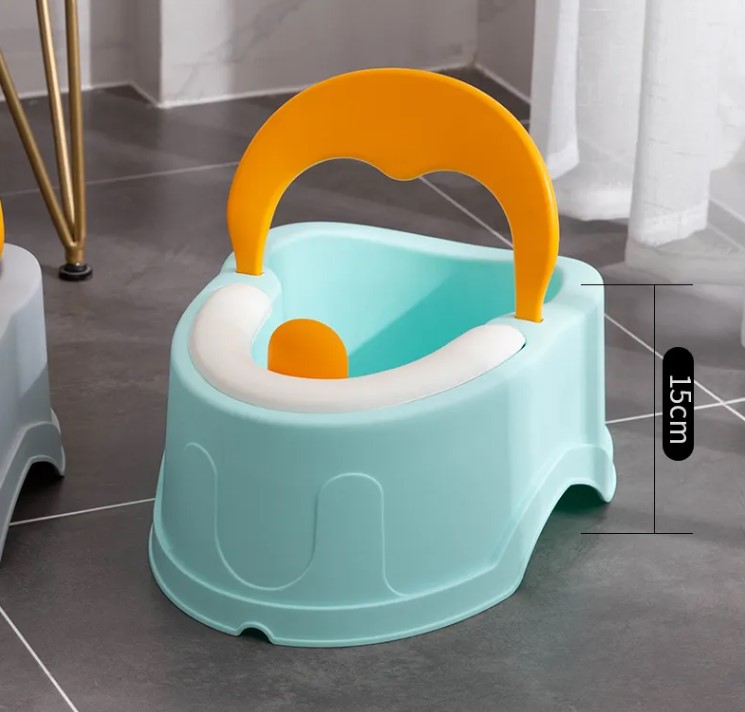 Eco Friendly Blue Pink White Print Kids Potty Toilet Trainer with Customized Packing and Logo
