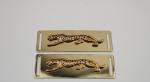 Gold Plated Latest Iron Material Metal Shoelace Charm Leopard Logo Metal Shoe