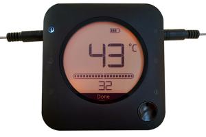 Quality Large Display Bluetooth 5.0 Wireless Bbq Meat Thermometer 6 Channel Probes wholesale