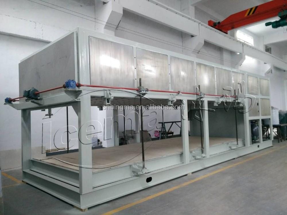 Industrial 15T Direct Cooling Block Ice Machine 118KW