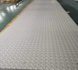 Quality Hairline S30403 Stainless Steel Checkered Plate 1000x2000mm 1219x2438mm 1219x3048mm wholesale