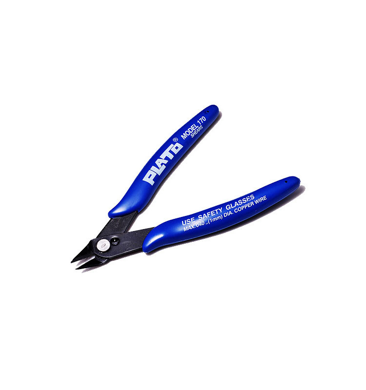 Steel Craftsman Flush Cutters , Blue Color Flush Cutter Pliers Jewelry
