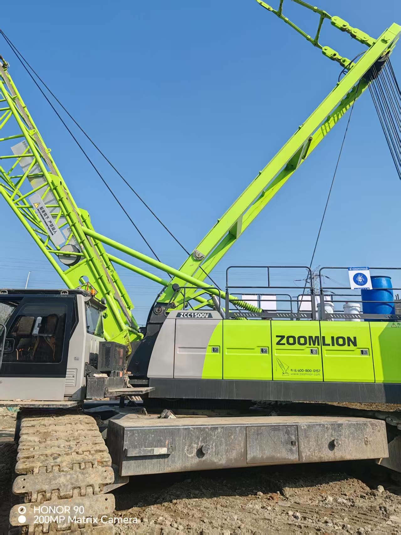 Lifting Machinery 150 Ton Crawler Crane ZCC1500V High Quality with After-sales Service