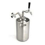 4L Vacuum Ball Lock Mini Keg CO2 Pressurised Soda Keg Dispenser