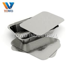 Quality Cardboard Lid 1.5lb Aluminum Carry Out Food Containers wholesale