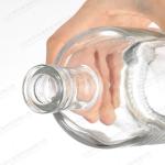 Flint Glass 100ml 200ml 375ml 500ml 750ml 1000ml Bottle with Wooden Cork Lid