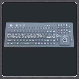 China Backlit Silicone Rubber Keypad With High Accuracy Trackball Mouse Flexible on sale