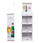 Hot Sale Paper Display Cabinet Cosmetics Makeup Display Stand Corrugated Paper