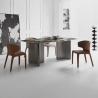 Buy cheap Modern Stainless Steel Dining Tables With Marble Tops For Wholesale from wholesalers