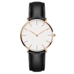 50M Water Resistant Leather Watch