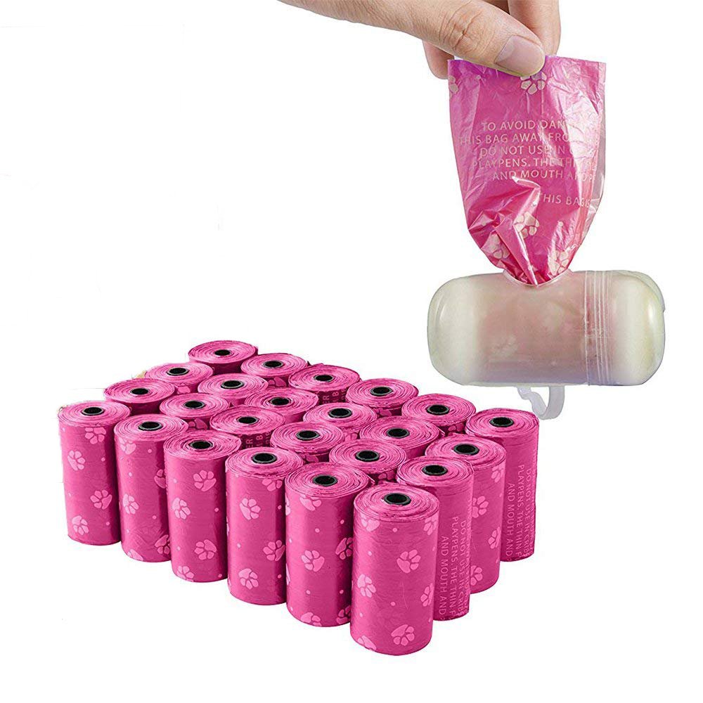 EPI Biodegradable Products for Dogs Compostable Reusable Green Pet Dog Waste Poop Bag with Holder