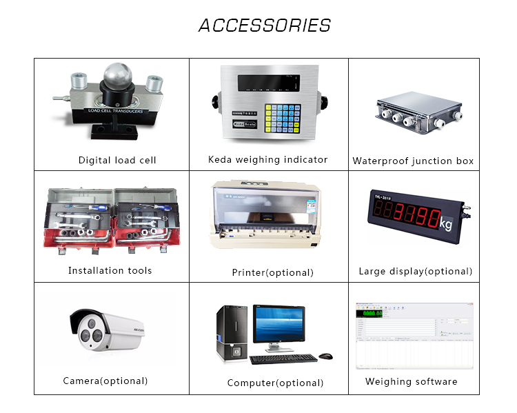 High accuracy OIML approved 40ton industrial weigh bridge for lorry