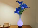 LED lily vase Emitation fake flower Lighting living room hotel decoration living