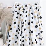 Natural Soft Muslin Toddler Stroller Blanket , Customize Baby Blankets