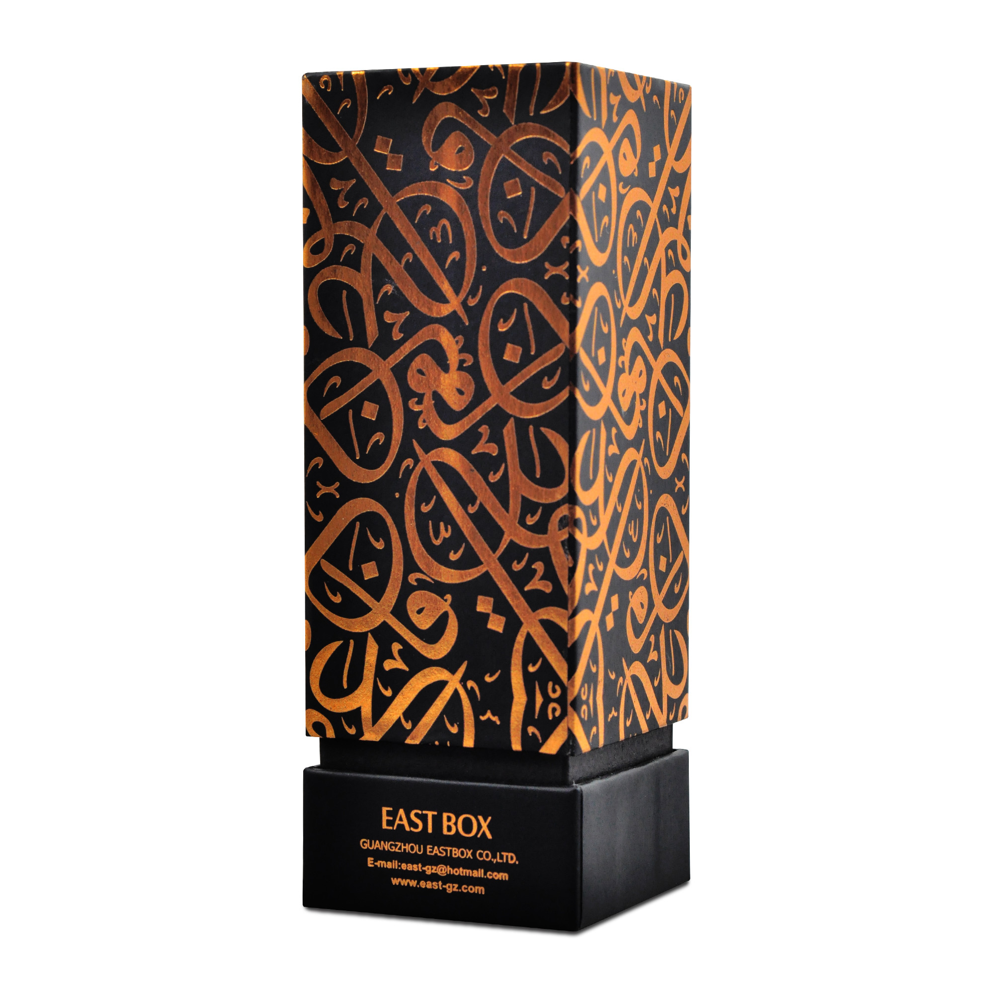 350g C1S Recycled Paper Gift Box Perfume Bottle Packaging UV Coating