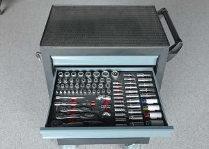 Quality 27 Inch Red Black Blue Garage Storage Metal Trolley Tools Cabinets With 7 Drawers wholesale