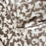 Eco Friendly Warm Flannel Print Blanket Comfortable For Fall Winter OEM / ODM