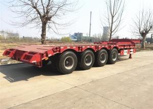 Quality Concave Beam Extendable 3 Axle 100 Ton Lowboy Semi Trailer wholesale