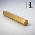 Golden 6m Length C3800 Brass Rods Corrosion Resistant For Decoration