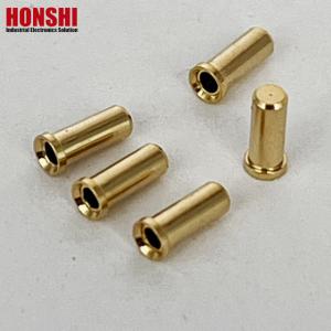 Quality 2.32mm Circular Connector Crimp Contacts Female Brass Pin Gold Plated Connector Pin wholesale