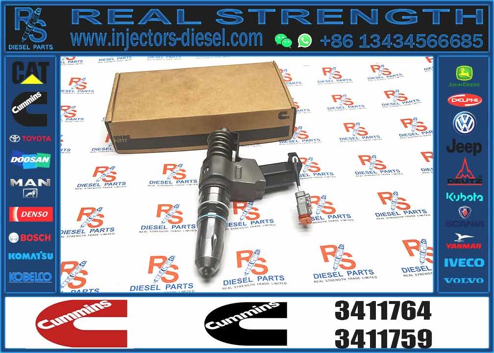 Fuel Injector Assembly 3411767 Common Rail Injector 3411764 For Cummins Engine N14
