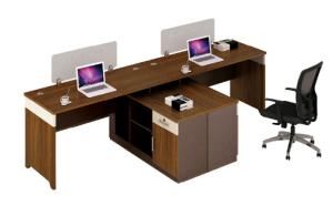 Quality modern 2 seats wood office workstaion table office furniture wholesale