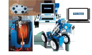 Quality Laptop And Joystick Control CCTV Pipe Inspection Equipment Sewer Robot Camera wholesale