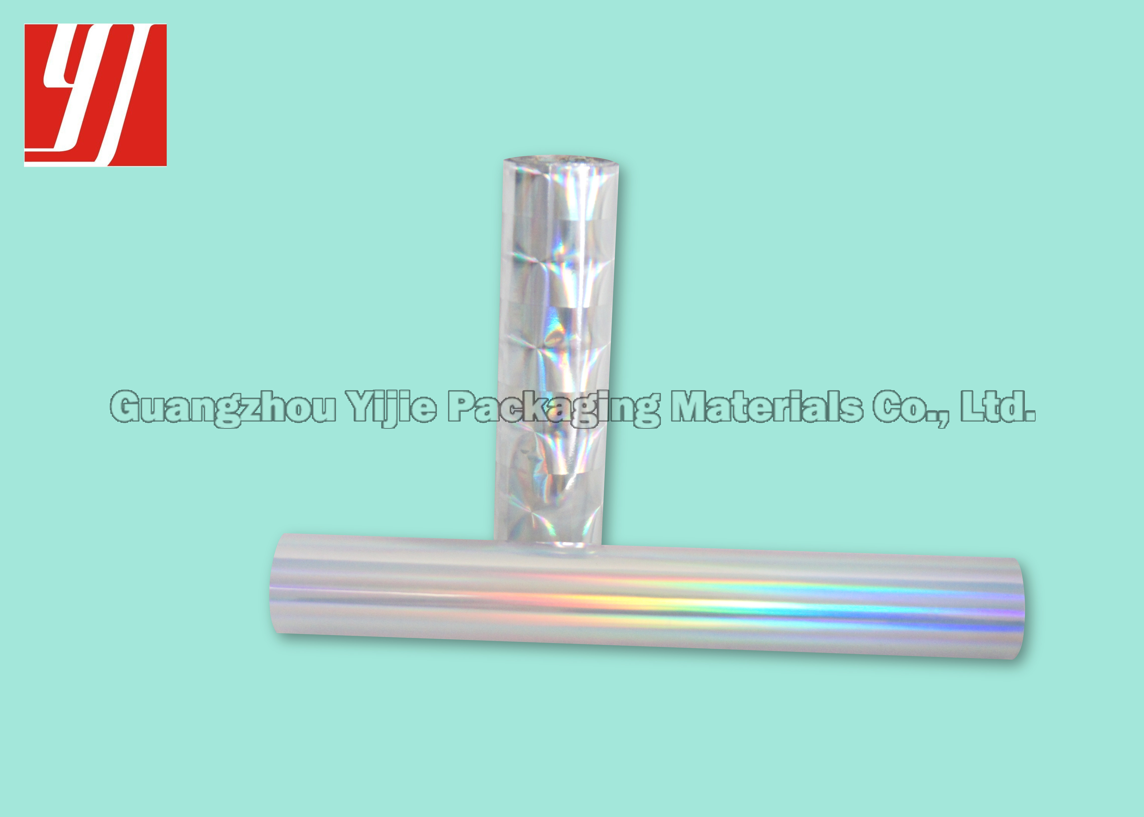 1 Inch Core 360m Holographic Hot Stamping Foil Food Alcohol Cosmetic Cigarette Packaging