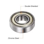 Double Sealed 6000 Series Bearing 12x28x8mm 6001ZZ Bearing High Speed