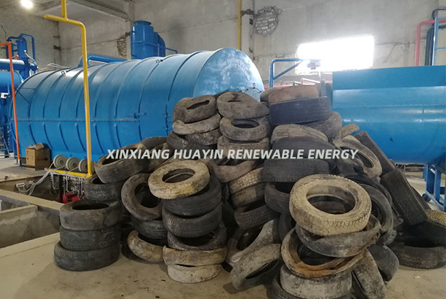 Catalyst Diesel Huayin Tyre Pyrolysis Equipment Bangladesh