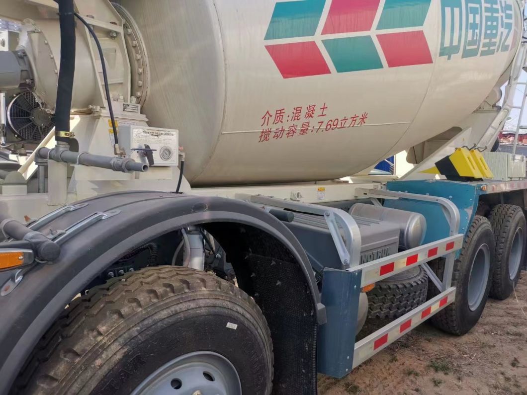 Used Concrete Mixer Truck 12cbm HOWO Chassis Concrete Mixing Plant