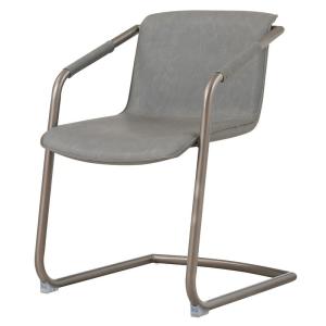 Quality Elegant Nordic Style Metal Leather 770mm Modern Leisure Chair wholesale