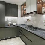 18mm Melamine Board Kitchen Cabinet Modern Kitchen Storage Cabinets