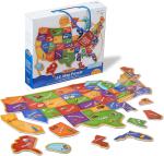 44 Pieces Magnetic USA Map Puzzle Fun Geography For Kids Ages 4+