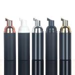 Clear Black 2 Oz Foam Pump Bottles 130mm Height 35.5mm Diameter